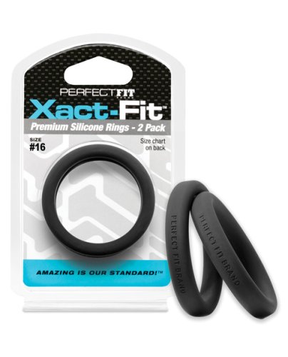 PERFECT FIT XACT-FIT #16 2 PK BLACK