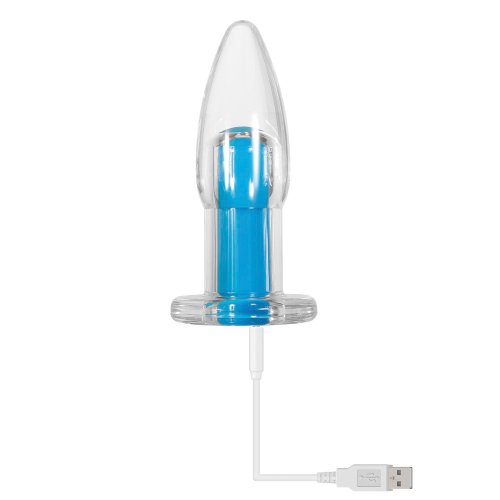 Gender-X Electric Blue Vibrating Plug