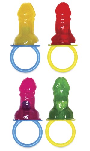 BACHELORETTE CANDY PECKER PACIFIER (48 PER POP DISPLAY)