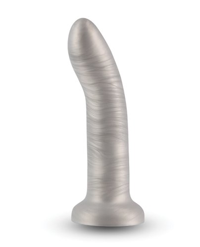 Royals 7\" Charlie Curved Dildo - Metallic Champagne