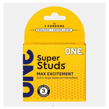 ONE Super Studs Condoms - 3pk