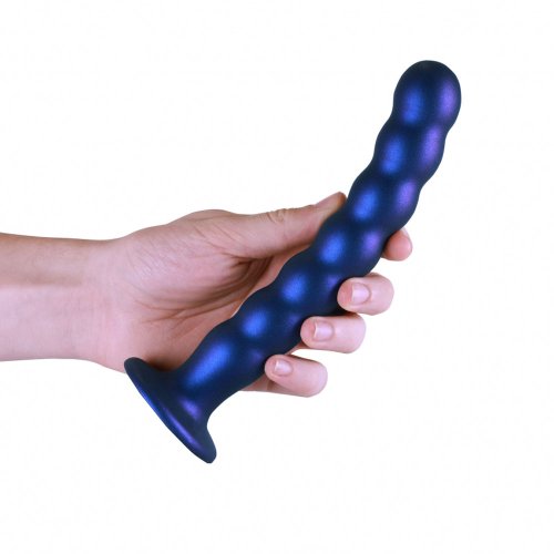 Ouch! Beaded G-Spot Dildo 8\'\' - Blue