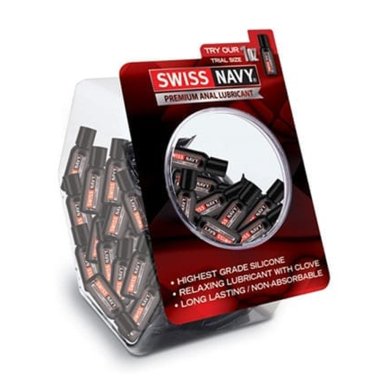 Swiss Navy Anal 1oz Fishbowl 50pcs