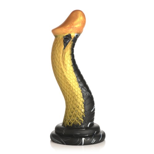 Golden Mamba Snake Silicone Dildo