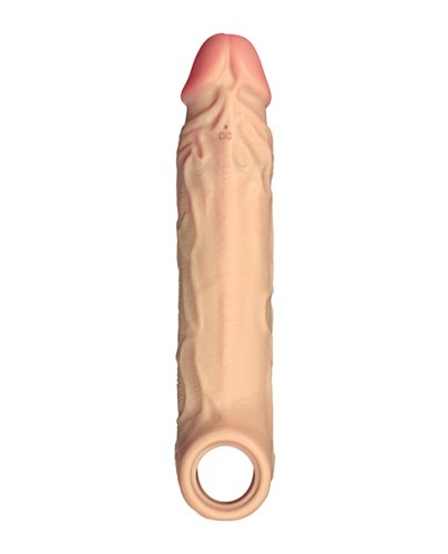 Shaft Flexskin Liquid Silicone 7.8\" Vibrating Sheath - Pine