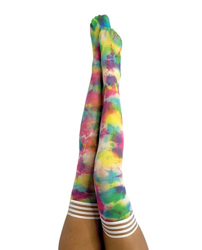 Kix\'ies Gilly Tie Die Thigh High Bright Color A