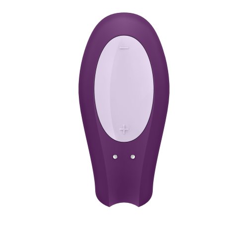 SATISFYER DOUBLE JOY VIOLET W/ APP (NET)