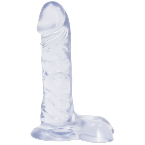 CRYSTAL JELLIES BALLSY CLEAR SUPER COCK 7IN X 1.75IN CD