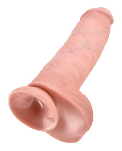 King Cock 11\" Cock w/Balls - Flesh