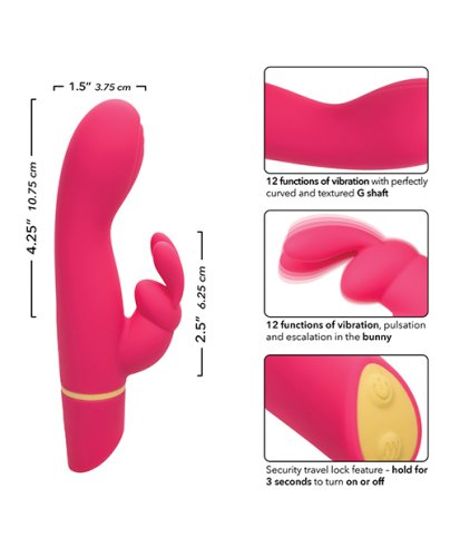 Love Bunny Vibrating \"G\" Bunny - Pink