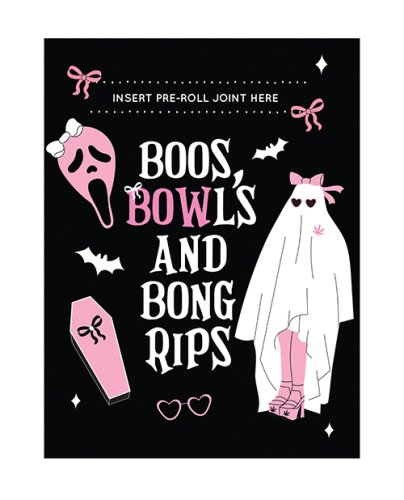 Halloween Boo\'s Greeting Card w/Matchbook