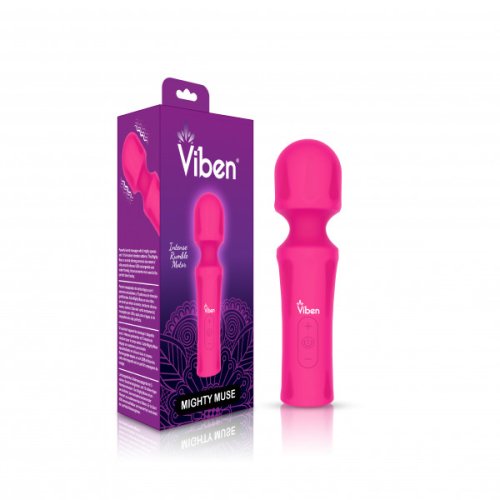 VIBEN MIGHTY MUSE HOT PINK POWERFUL PERSONAL WAND