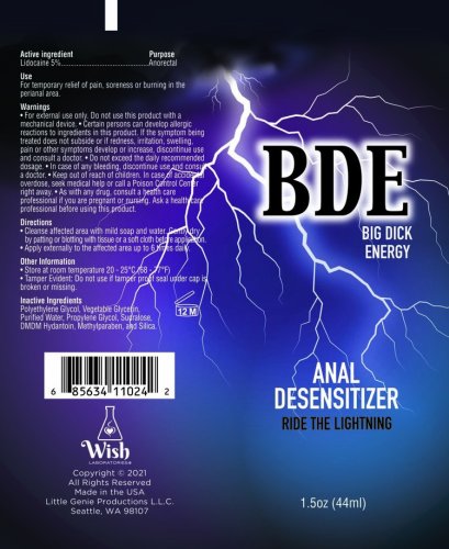 BDE ANAL DESENSITIZER 1.5 OZ