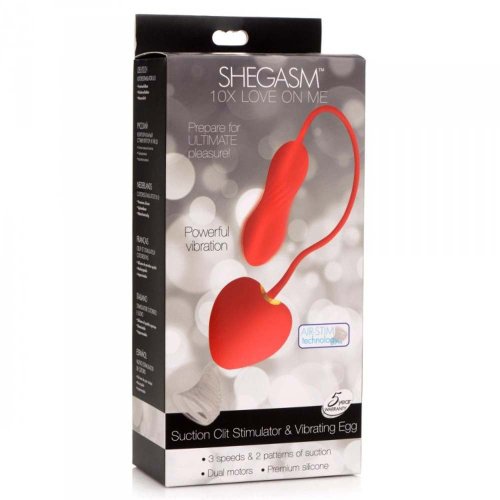 Love on Me Suction Clit Stim & Vibr Egg