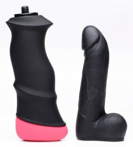 Mega-Pounder Hand-Held Thrusting Dildo