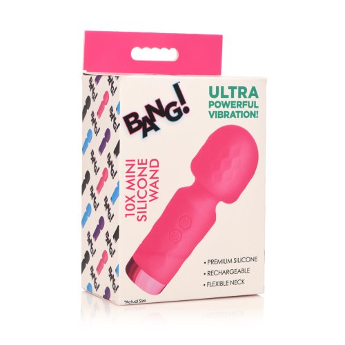 10X Mini Silicone Wand - Pink