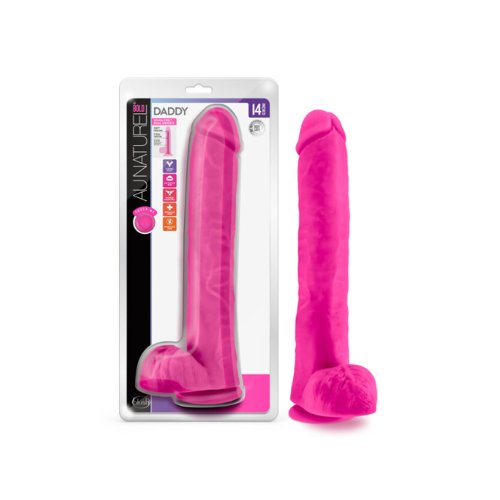 Au Naturel Bold Daddy 14\" Dildo - Pink *