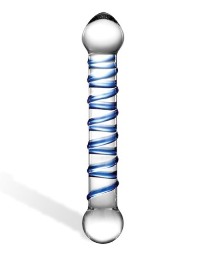 Glas 6.5\" Spiral Dildo