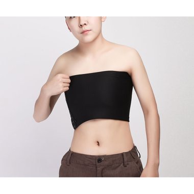 GF Strapless Chest Binder - Black Large