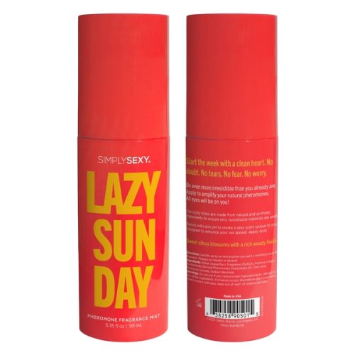 SIMPLY SEXY PHEROMONE BODY MIST LAZY SUNDAY 3.35 FL OZ