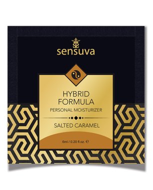 Sensuva Hybrid Personal Moisturizer Single Use Packet - 6 ml Salted Caramel