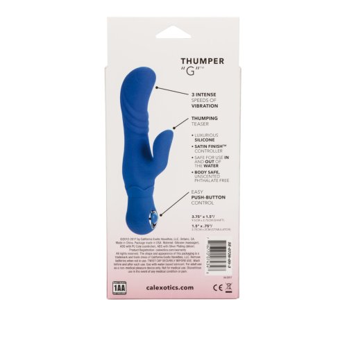 POSH SILICONE THUMP G BLUE