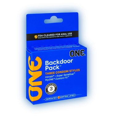 ONE Backdoor Condoms - 3pk