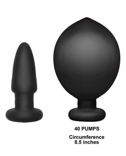 Deluxe Wonder Plug Inflatable Vibrating Butt Plug - Multi Speed