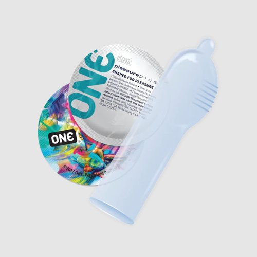 ONE Pleasure Plus Condoms 12pc Tin