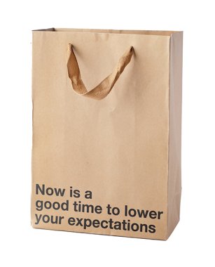 Now Is a Good Time to Lower Your Expectation = Pack of 3