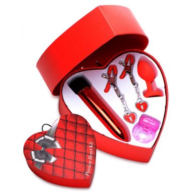 Passion Heart Gift Set with Heart Box