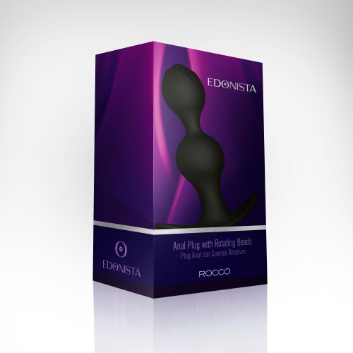 EDONISTA ROCCO ANAL PLUG W/ ROTATING BEADS