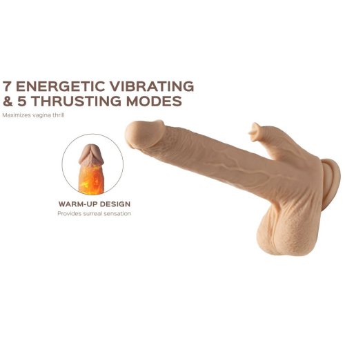 Colter App-Enabled Thrust/Licking Dildo