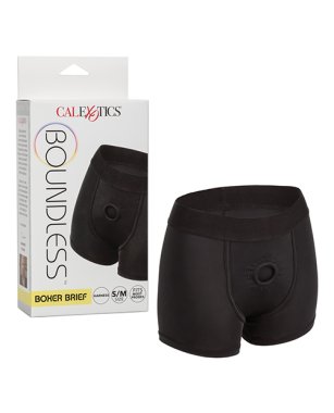 BOUNDLESS BOXER BRIEF S/M HARNESS BLACK