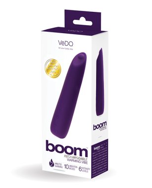 VeDO Boom Rechargeable Ultra Powerful Vibe - Purple