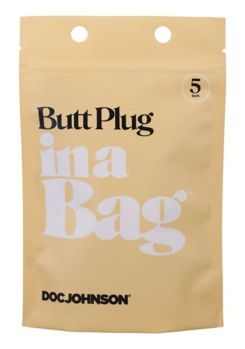 IN A BAG BUTT PLUG 5 BLACK \"