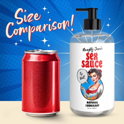 Naughty Janes SexSauce Natural Lube 16oz