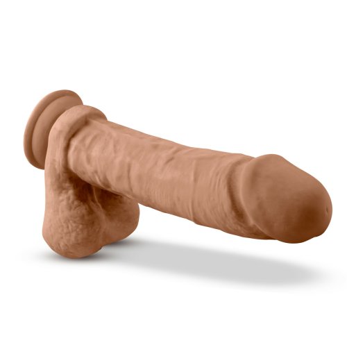 DR SKIN SILICONE DR JULIAN 9IN DILDO MOCHA