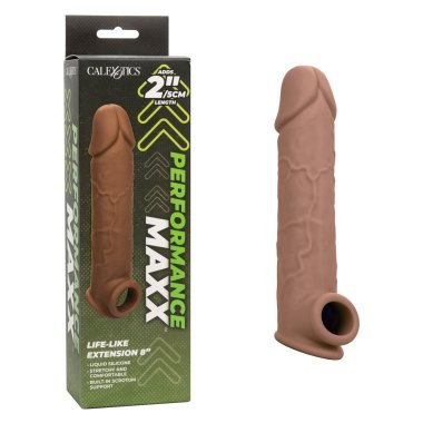PERFORMANCE MAXX LIFE-LIKE EXTENSION 8IN BROWN