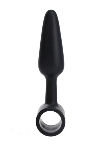 IN A BAG BUTT PLUG 3 BLACK VIBRATING \"