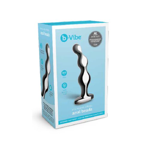 b-Vibe Anal Beads - Stainless Steel