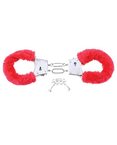 Fetish Fantasy Series Beginner\'s Furry Cuffs - Red