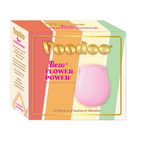 Voodoo Flower Power Rose - Pink