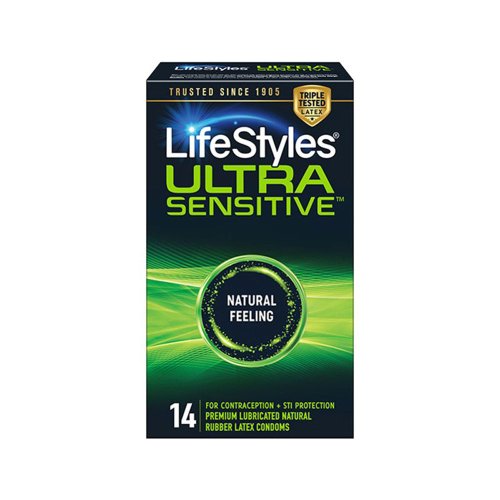 Lifestyles Ultra Sensitive Condoms 14pk*