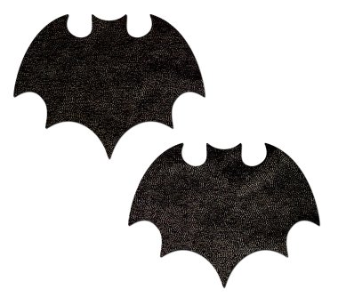 PASTEASE LIQUID BLACK BAT NIPPLE PASTIES