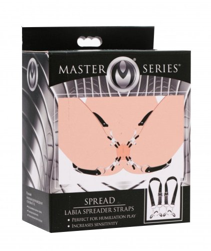 Labia Spreader Straps w Clamps