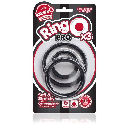 SCREAMING O RING O PRO X 3 BLACK