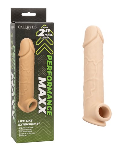 Performance Maxx Life-Like 8\" Penis Extension - Ivory