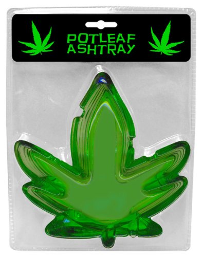 GREEN POTLEAF ASHTRAY