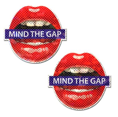 Mind the Gap: London UK Lips Pasties *